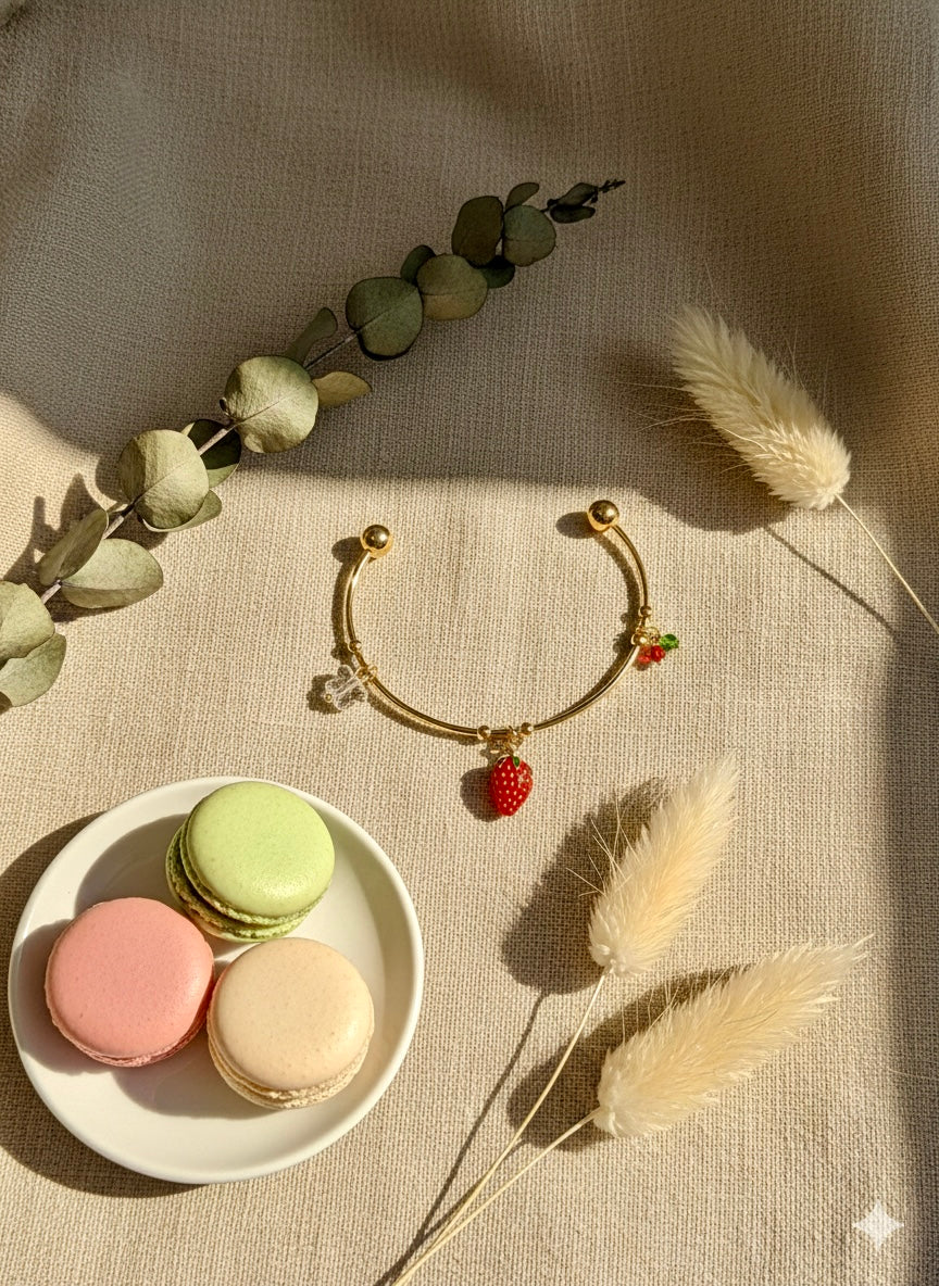 Berry Charm Cuff Bangle