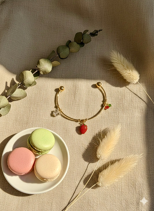 Berry Charm Cuff Bangle