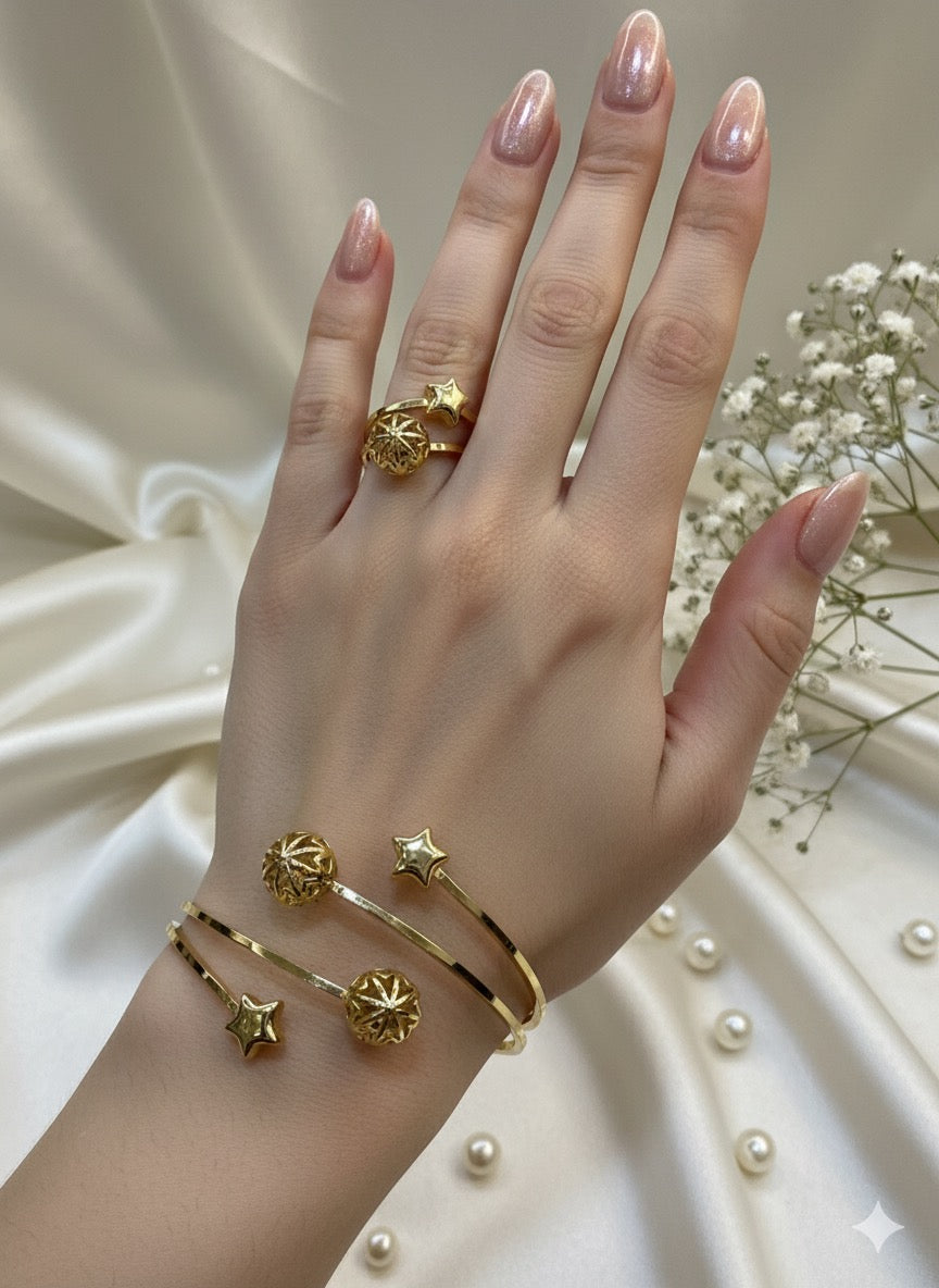 Bangles And Ring Set