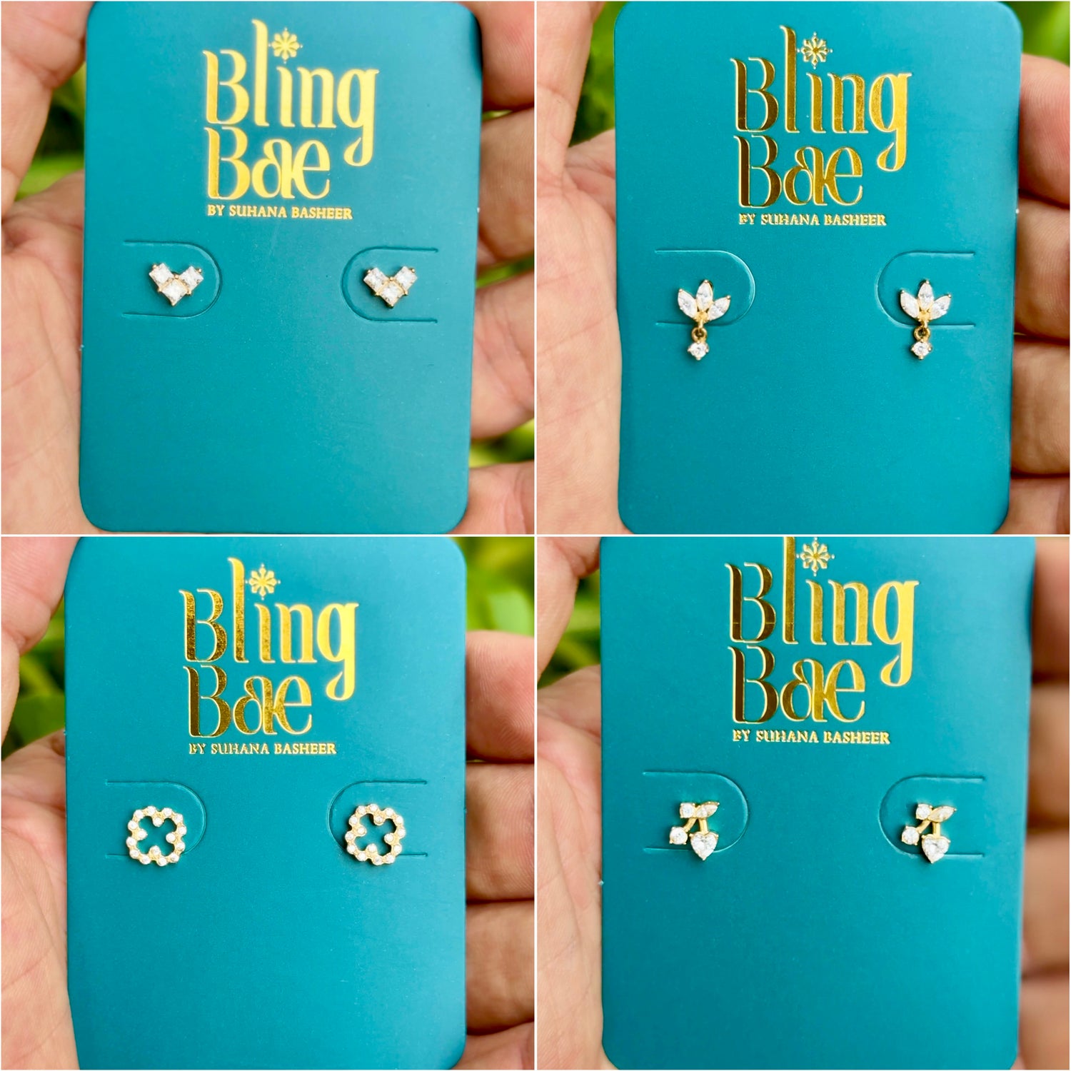 316L Grade Mini Studs Collection 🌼✨