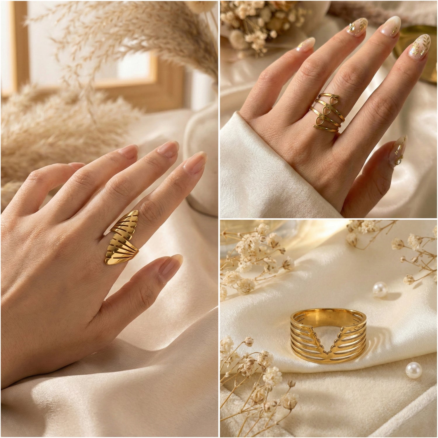 Anti-Tarnish SS Rings