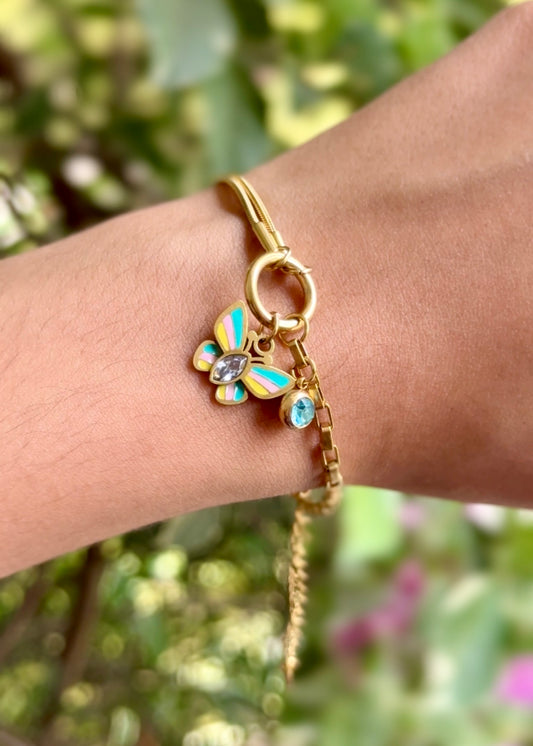 Pastel Flutter Charm Bracelets 🦋✨