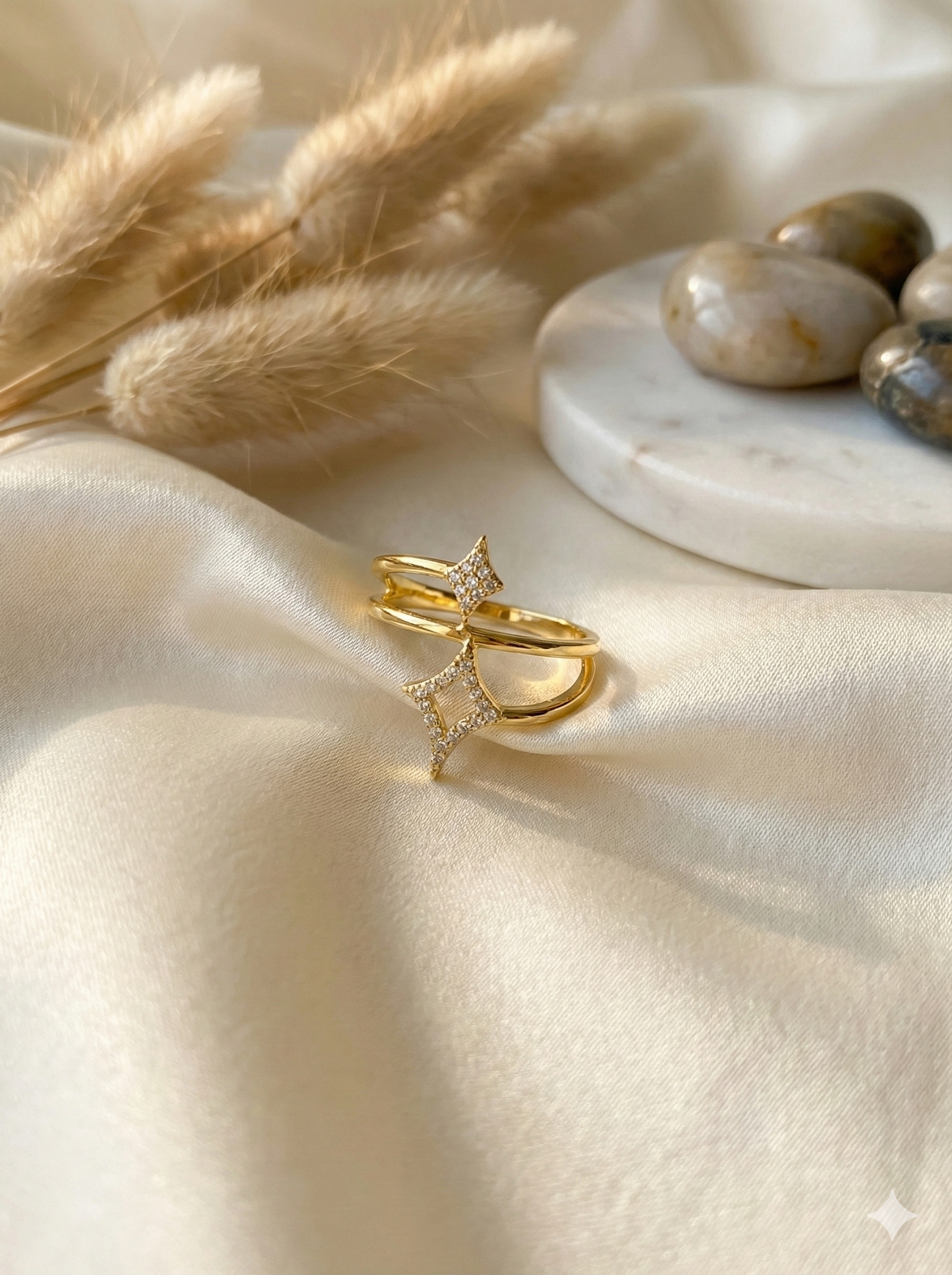 Heavenly Spark Rings