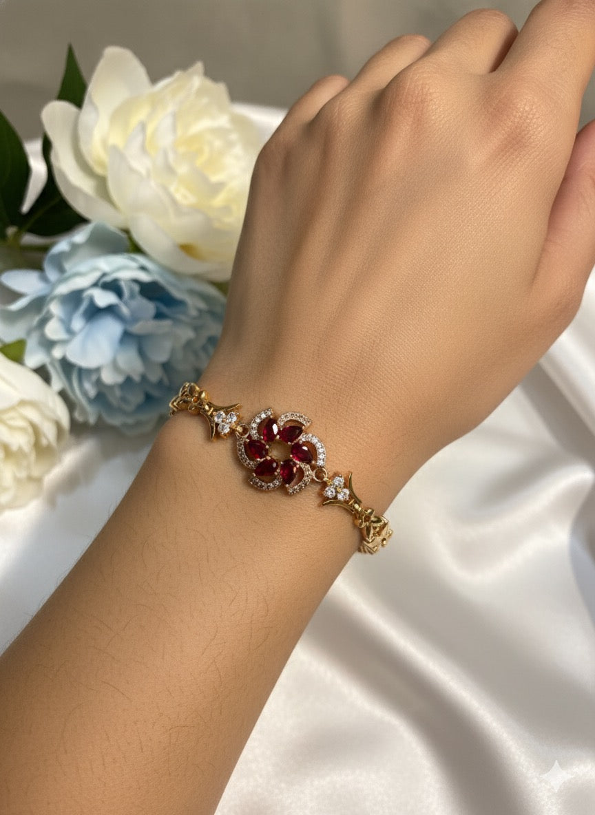 Scarlet Garland Bracelet