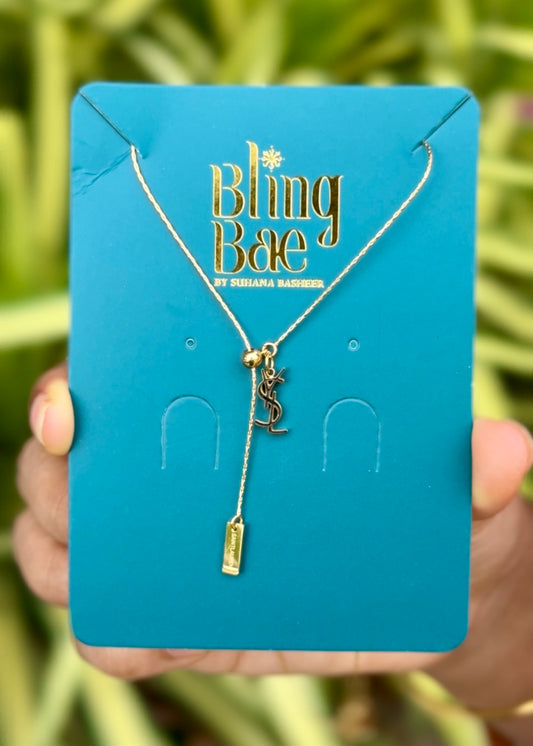Luxe Drop Initial Necklace ✨ (316L Grade)