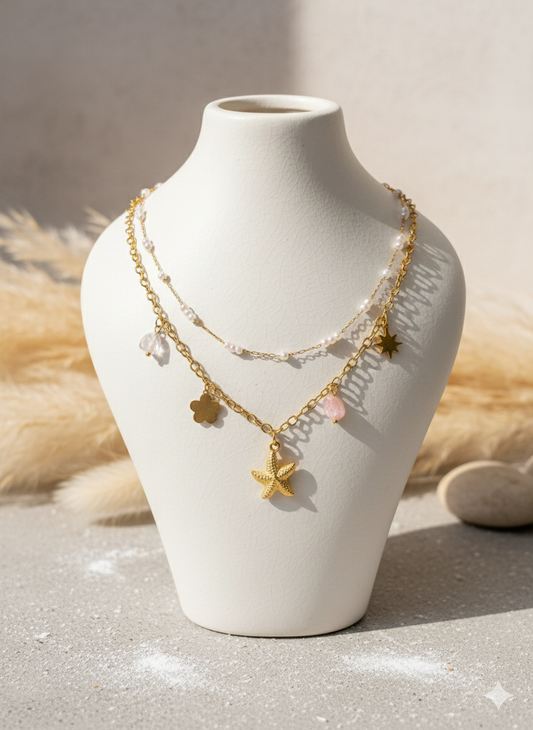 Starfish Dreams Layered Necklace