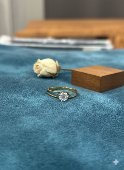 Celeste Solitaire Rings