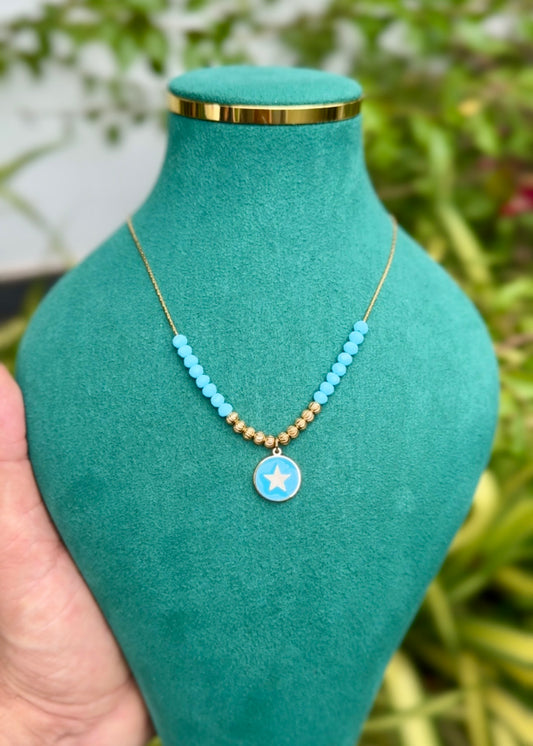 Sky Star Beaded Necklace ✨