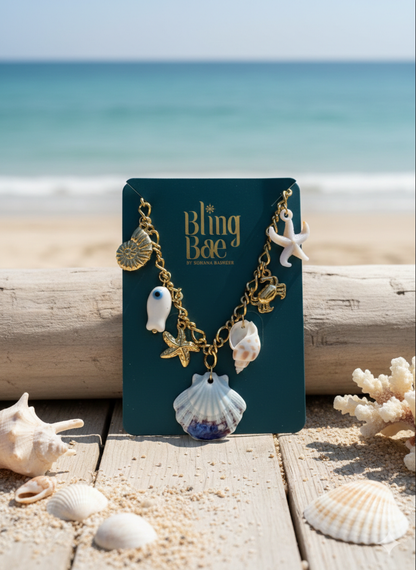 Ocean Treasure Charm Necklace