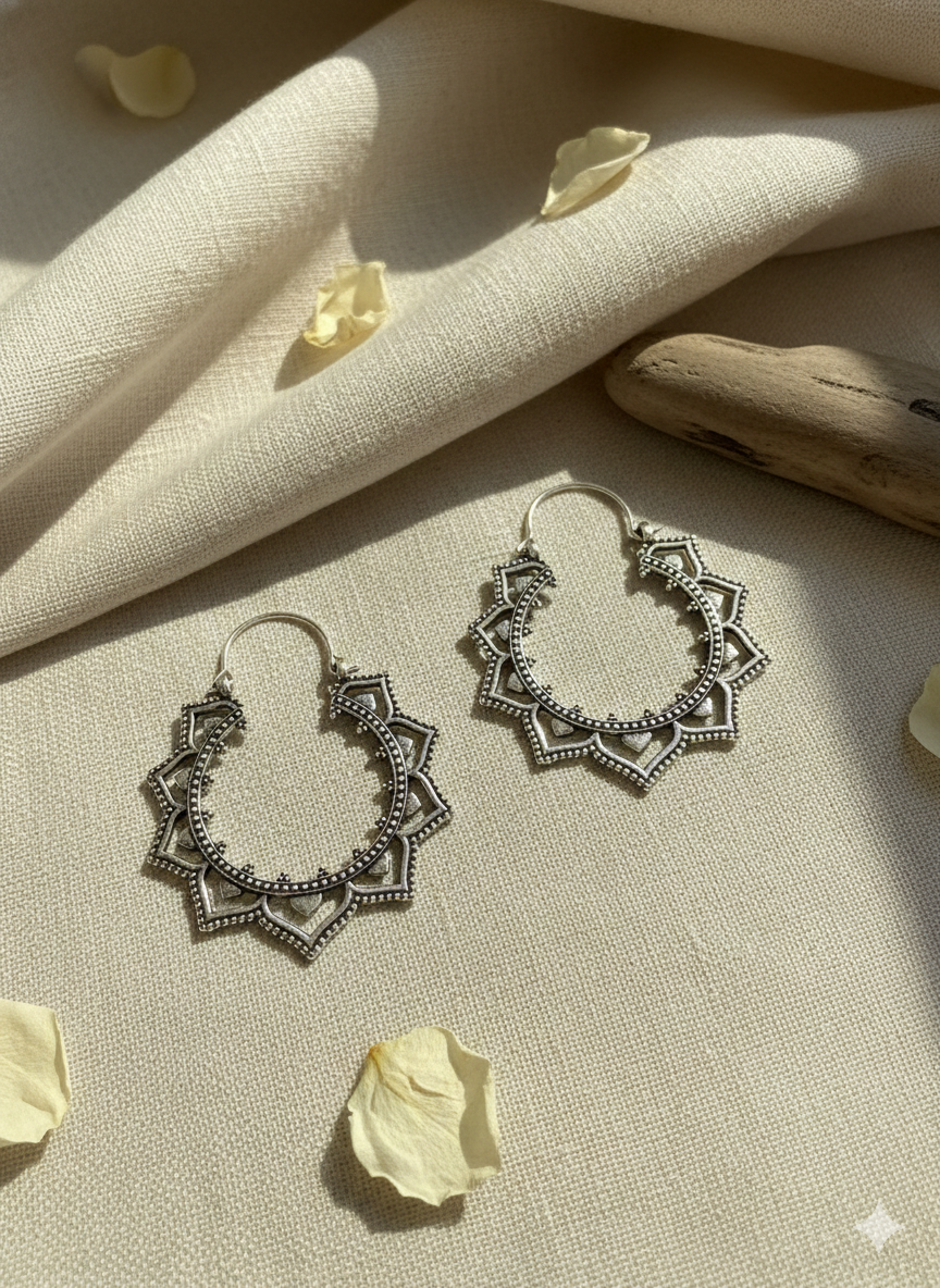 Royal Suncrest Hoops Earrings