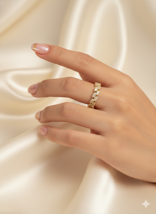 Amour Petal Rings
