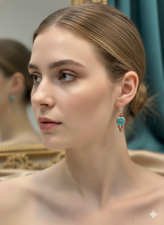 Desert Muse Statement Drops Earrings