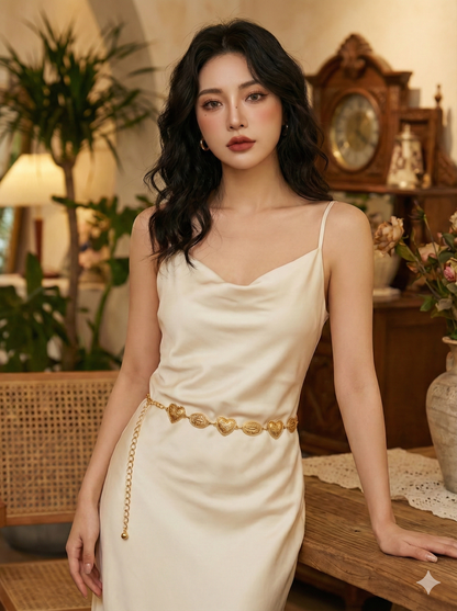 Dilruba Antique Heart Waist/Hip Chain