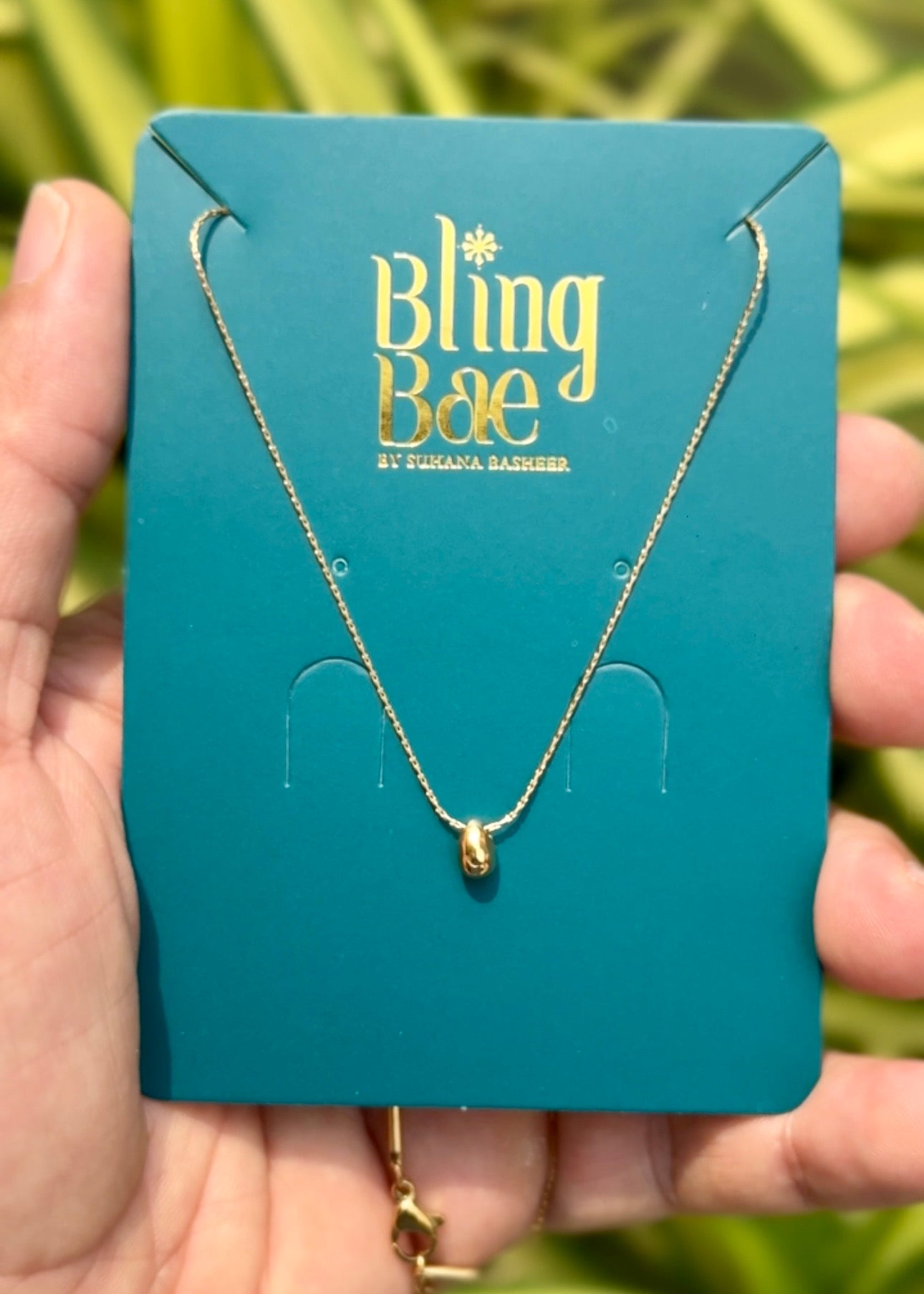 Minimal Glow Charm Necklace ✨ (316L Grade)