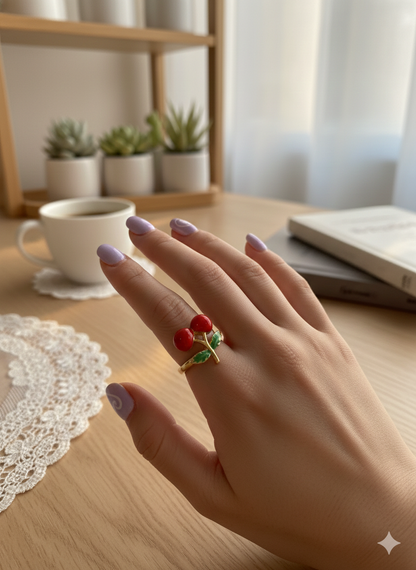 Cherry Jubilee Rings