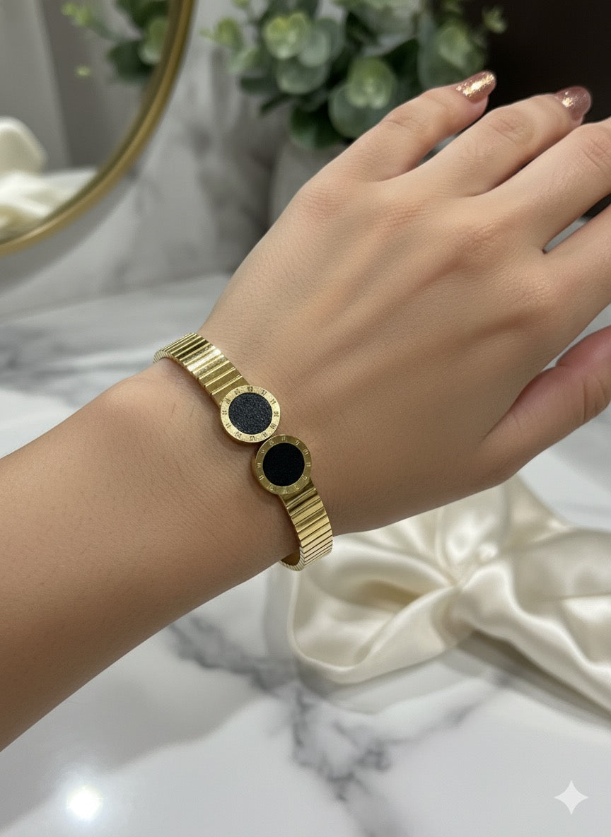 The Chronos Link Cuff Bangle
