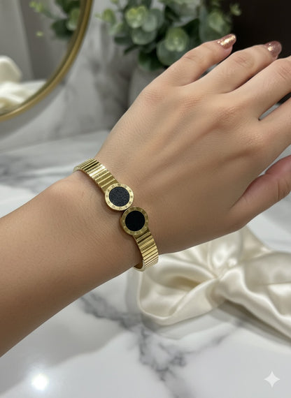 The Chronos Link Cuff Bangle