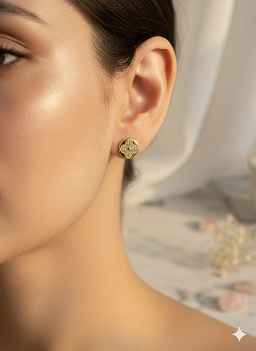 Golden Bloom Studs