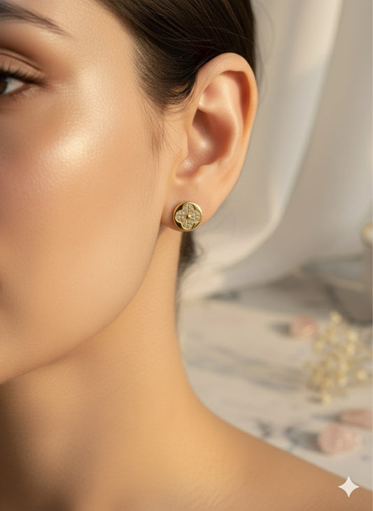 Golden Bloom Studs