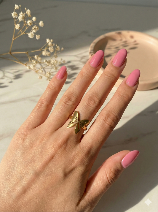Aurea Butterfly Rings