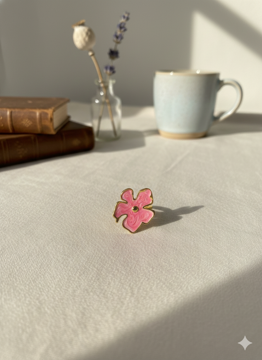 The Peony Petal Rings