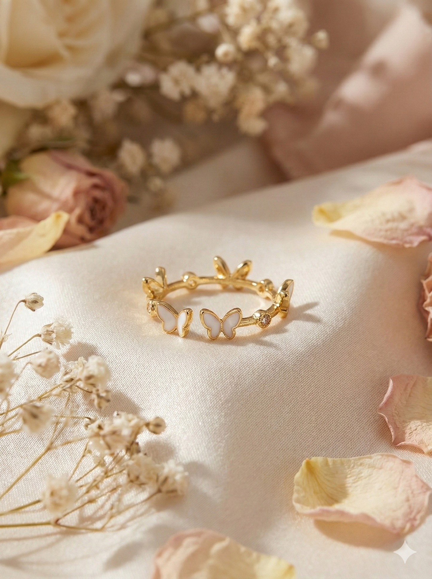 Butterfly Garden Rings (Adjustable)