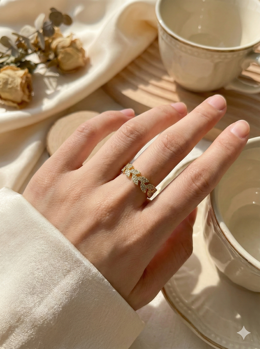 Leaflet Luxe Rings