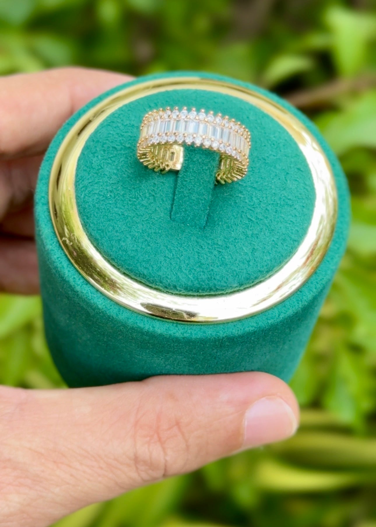 Royal Baguette Crown Rings (Adjustable)