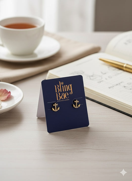 Anchor Of Grace Studs