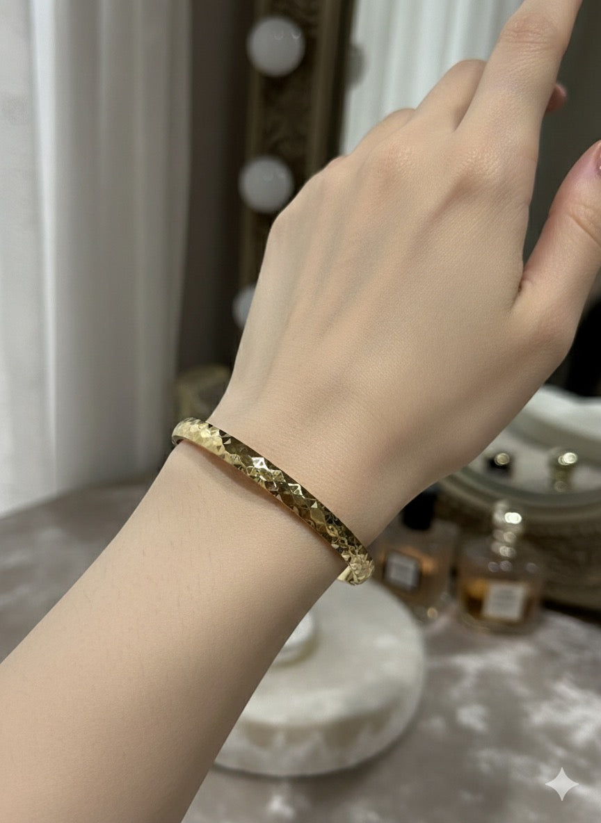 Radiant Prism Cuff Bangle