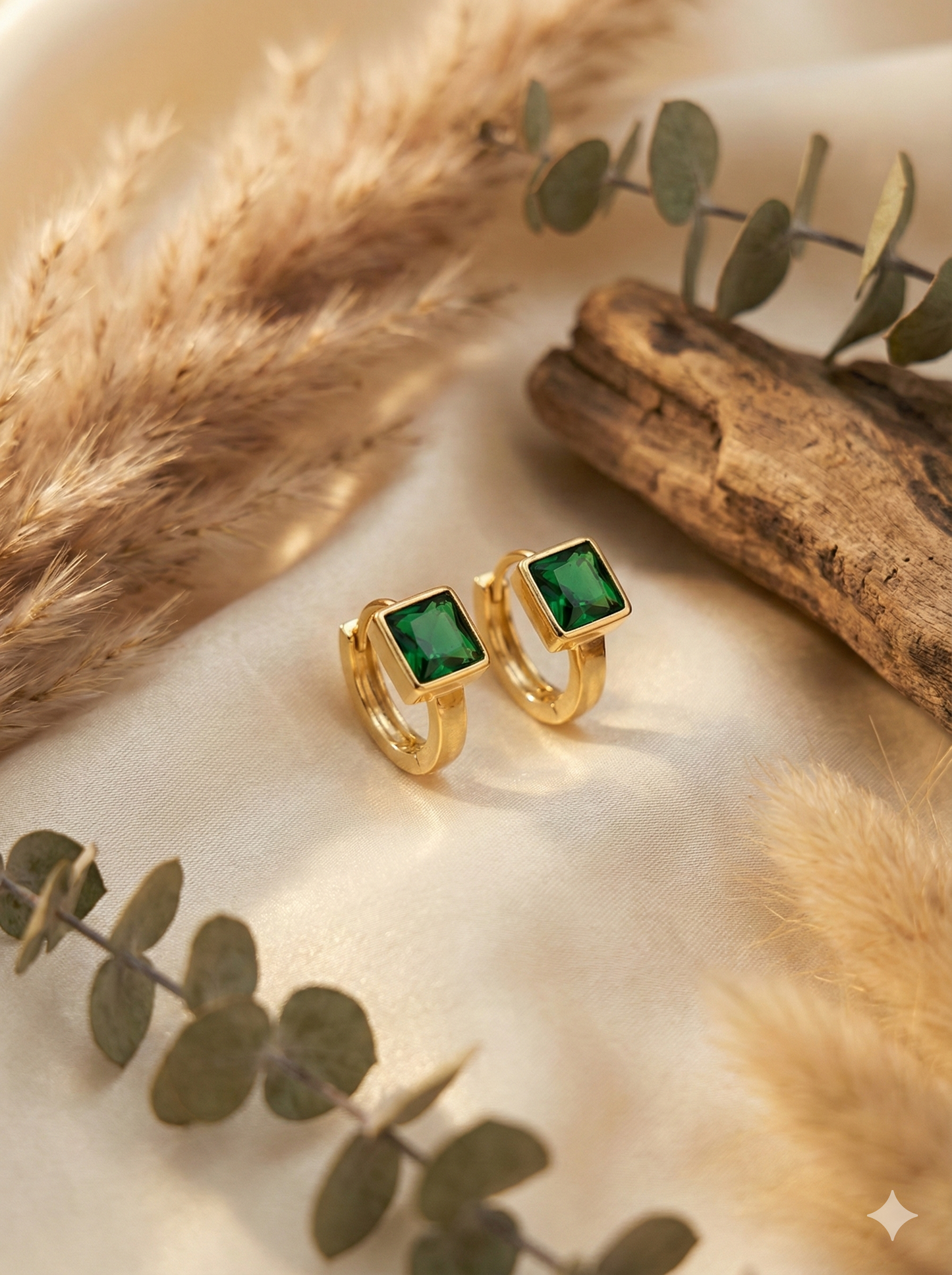 Emerald Edge Studs