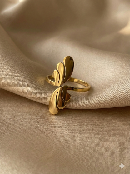 The Gilded Butterfly Wrap Rings