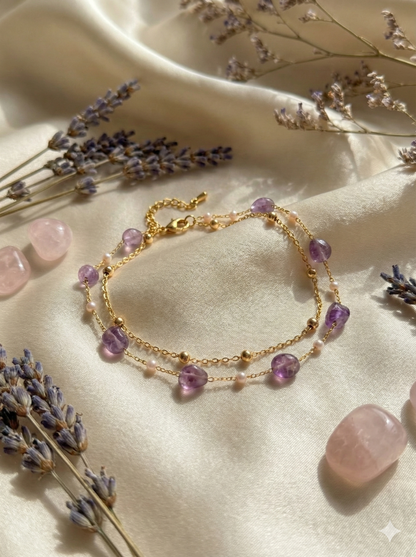 Lavender Luxe Anklet/Bracelet (Single Piece)