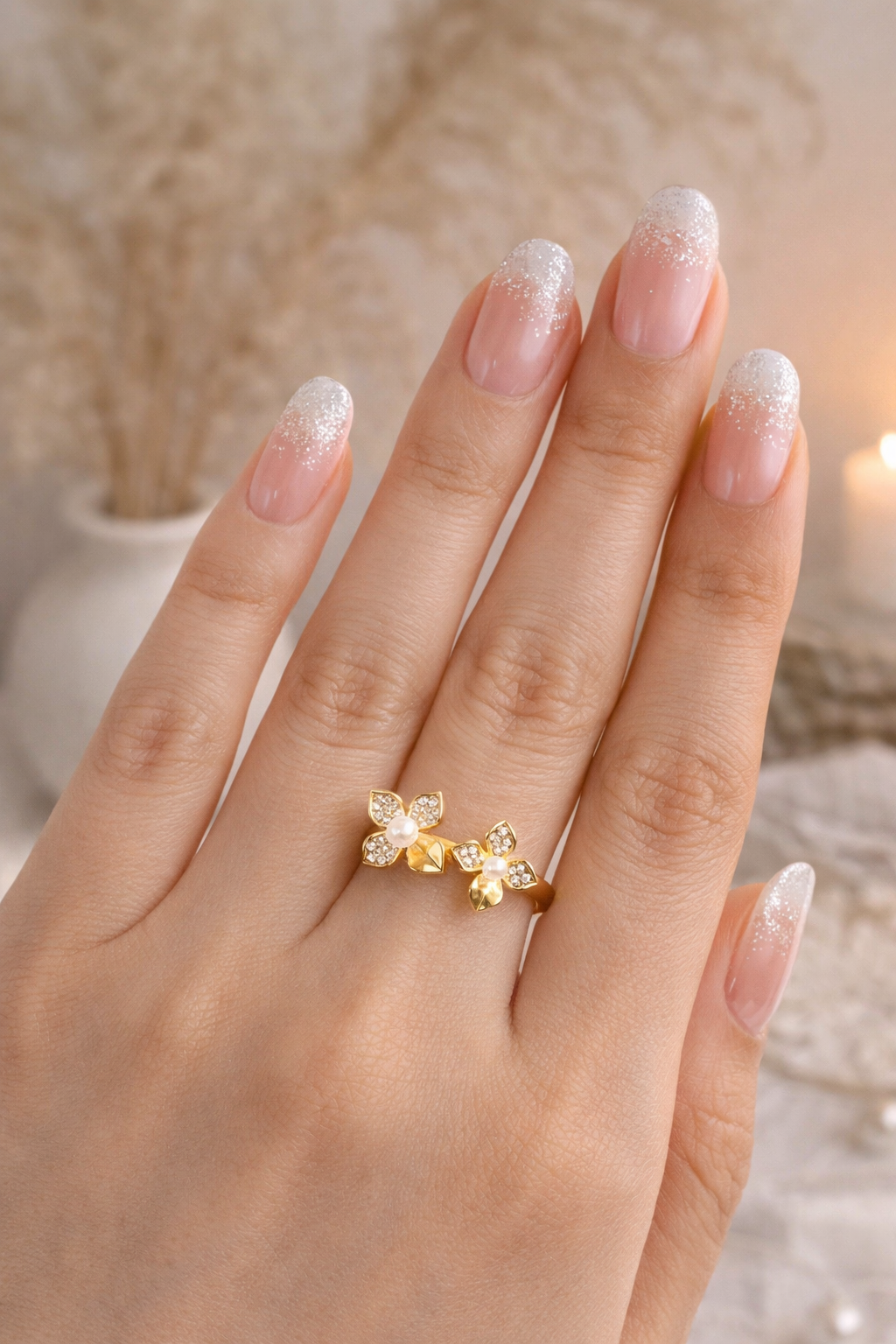 Ethereal Flora Rings (Adjustable)