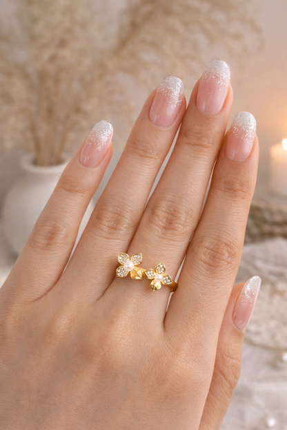 Ethereal Flora Rings (Adjustable)