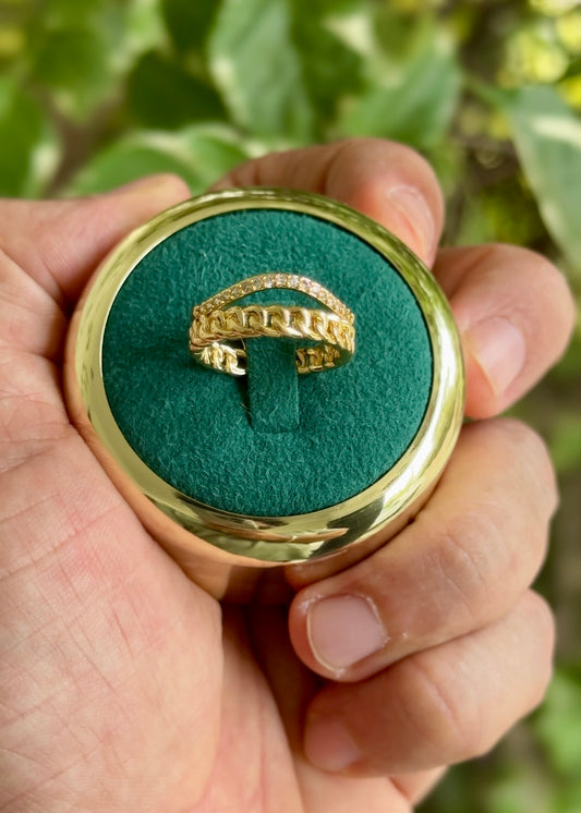 The Cuban Arch Ring✨(Adjustable)