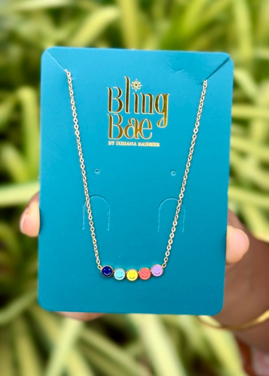 Happy Vibes Smile Necklace ✨