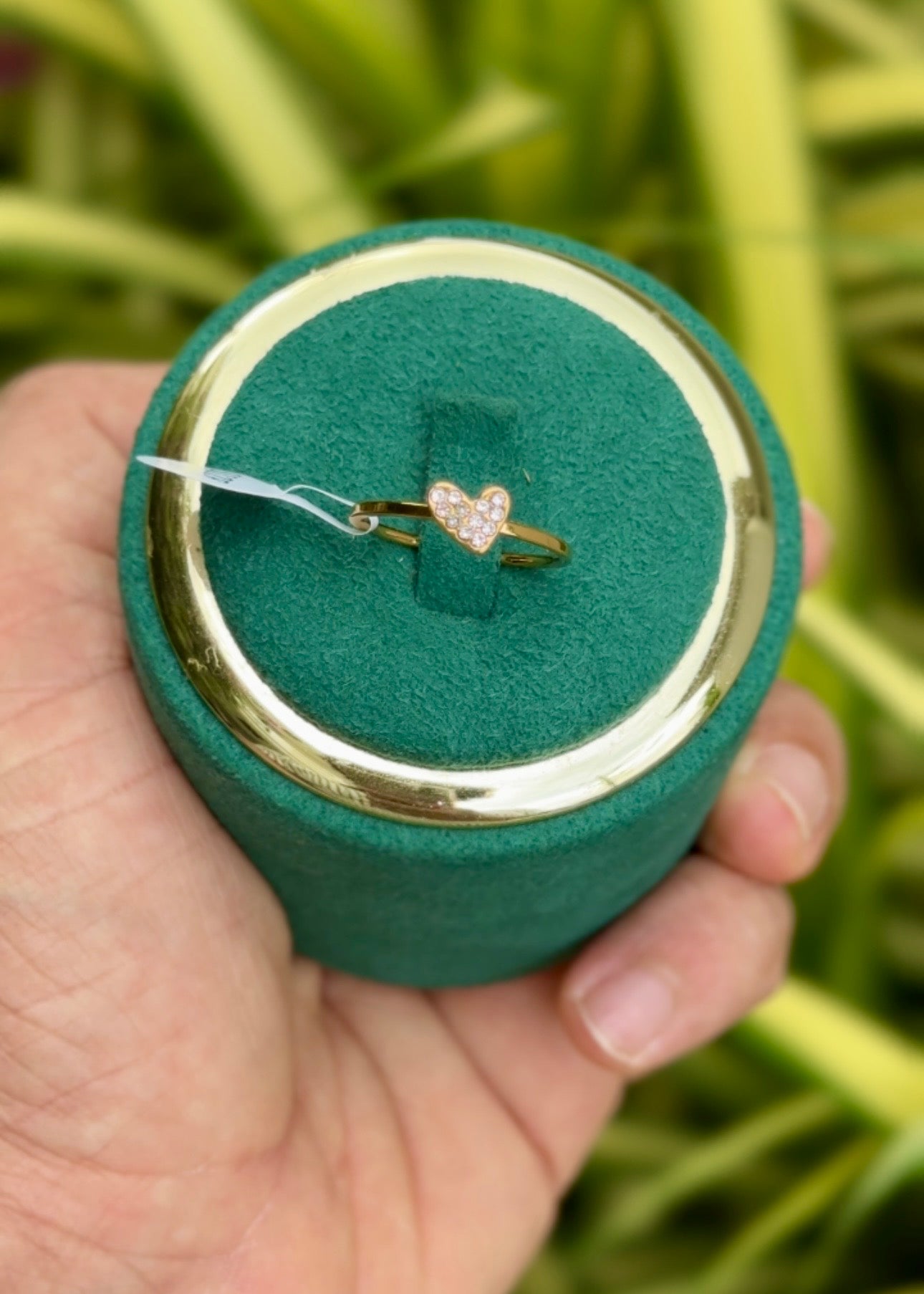 Sweetheart Spark Ring ❤️✨ (316L Grade)