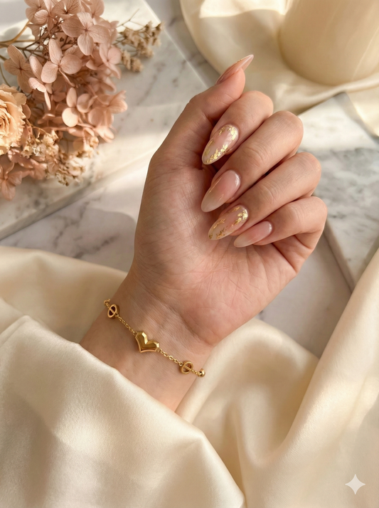 Luxe Heart Embrace Bracelets