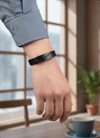 ShadowEdge Leather Wristbands