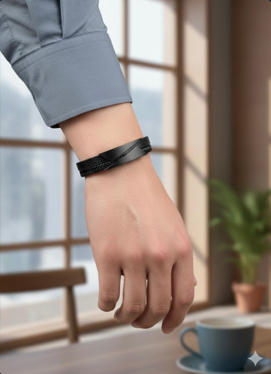ShadowEdge Leather Wristbands