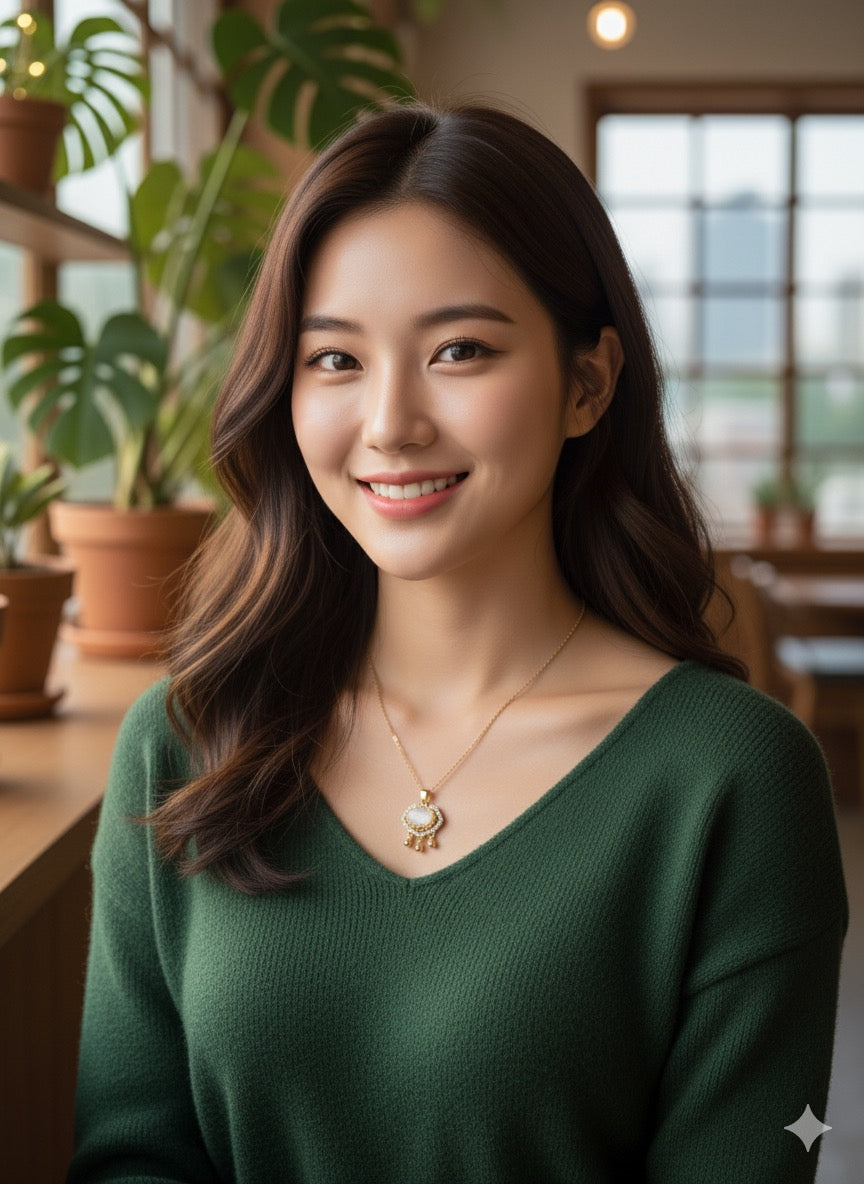 Celestial Charm Chain With Pendant