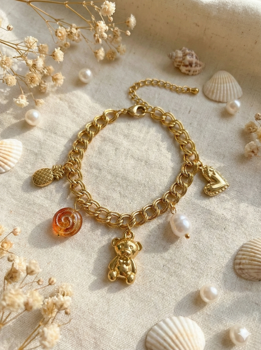 Honey Bear Charm Bracelets