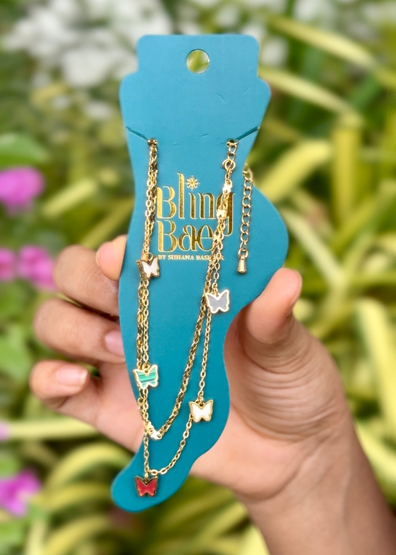 Flutter Charm Layer Anklets ✨