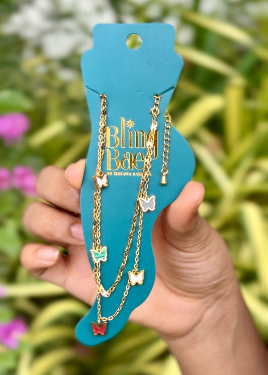 Flutter Charm Layer Anklets ✨
