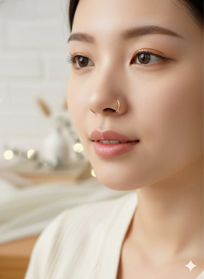 316L Surgical Steel Nose Stud (Gold color)