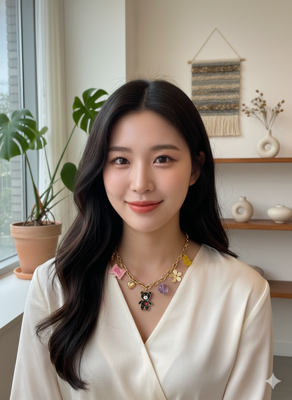 Teddy Charm Necklace