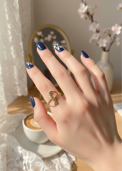 Lucky In Love Heart Rings