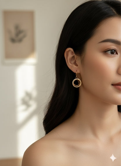 Circle of Sparkle earrings