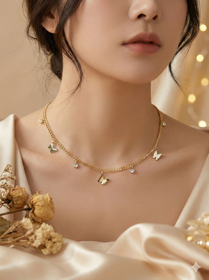 Butterfly Sparkle Necklace